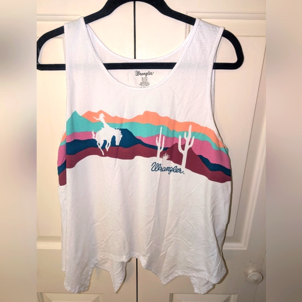 Wrangler Graphic Tank – size XL